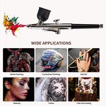 Cordless Airbrush Set - 2025 Portable Rechargeable Makeup Nail Art Cake Tool