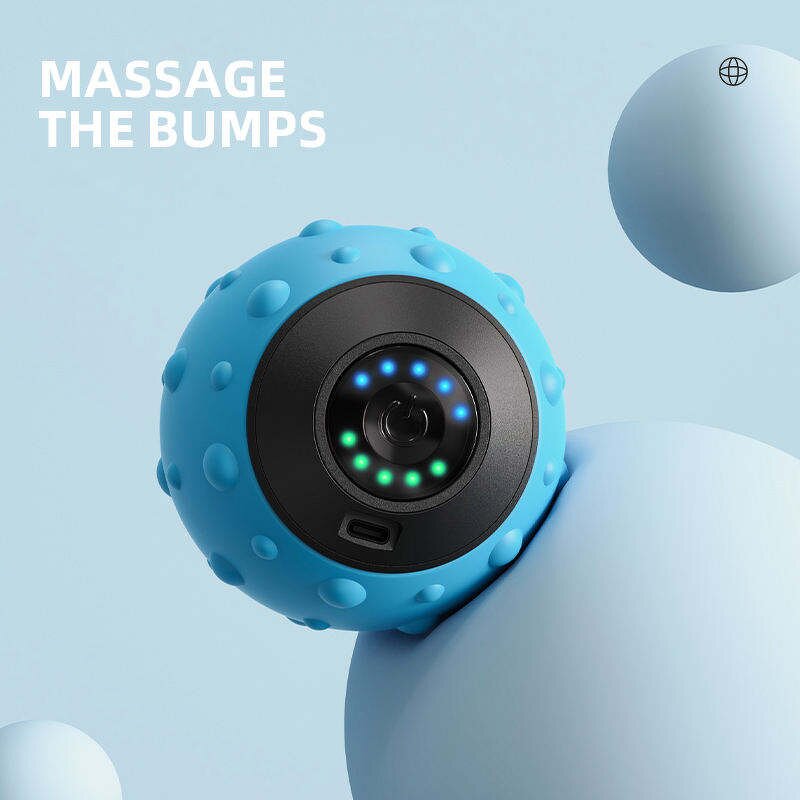 Vibrating Massage Ball - 4 Speed Textured Surface Deep Tissue Myofascial Release