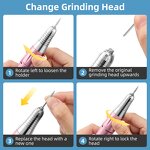 Electric Nail Drill - Wholesale Rechargeable 35000RPM Professional Manicure Tool