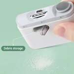 Electric Nail Clipper - New Portable Safe Toe Polishing Rechargeable USB Trimmer