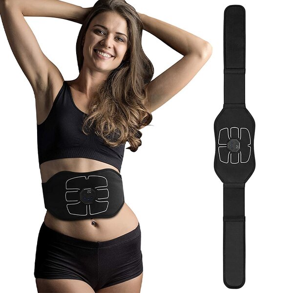 Abdominal Toning Belt - Muscle Toner Fitness Training Gear ABS Stimulator Home
