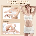 IPL Laser Hair Removal - Epilator Permanent Portable Home Use Device for Women