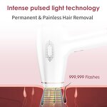 IPL Laser Epilator - Professional Handle 999999 Flashes LED Display Home Use