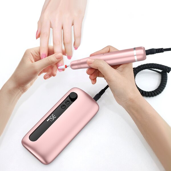 Electric Nail Drill - Best Portable Rechargeable 35000Rpm Professional Wireless Tool