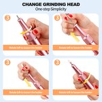 Electric Nail Drill - Low Noise High Speed 45000Rpm Professional Manicure Tool