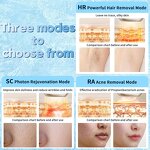 IPL Laser Epilator - Best Home Use Portable Ice Cooling Permanent Hair Remover