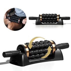 Electric Roller Massager - 5 Gears 8 Bars Body Rolling Percussive Pain Relief