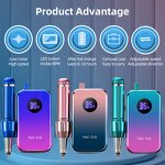 Electric Nail Drill - 2025 35000Rpm Aluminium Portable Manicure Nail Art Tool