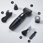 IPX7 Cordless Electric Shaver - Painless Female Body Bikini Hair Trimmer Razor