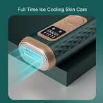 IPL Laser Hair Remover - Portable Ice Cooling Permanent Home Use Epilator Tool