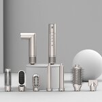 7 in 1 Hot Air Brush - 110000 Rpm Foldable Curling Iron Hair Dryer Set LED