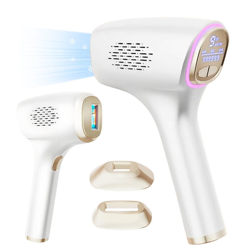 3 in 1 IPL Laser Epilator - Painless Ice Cooling Touch Body Facial Hair Removal