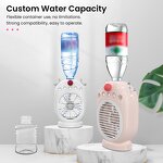 3 in 1 Mini Cooler Fan - USB Water Mist Air Freshener Desktop Humidifier LED