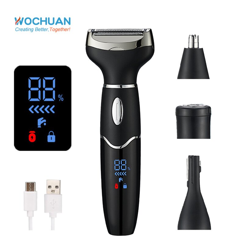 IPX7 Cordless Electric Shaver - Painless Female Body Bikini Hair Trimmer Razor