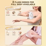 IPL Laser Hair Remover - Painless Hand Held Epilator Hair Removal Machine Women