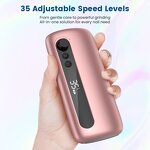 Electric Nail Drill - Best Portable Rechargeable 35000Rpm Professional Wireless Tool