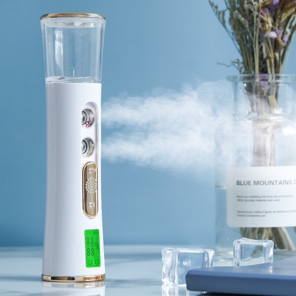 Nano Facial Steamer - Double Port Handheld Face Deep Cleaning Moisturizer Sprayer