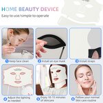 7 Color LED Therapy Mask - Korean Skincare Face Neck Red Light Skin Care Device