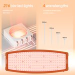 LED Beauty Device Manufacturer - Professional Use Near Infrared Silicone with Red Blue Light Belt