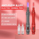 Microneedling Derma Pen Manufacturer - Wireless Electric with Anti Backflow Cartridge for Home Skin Care