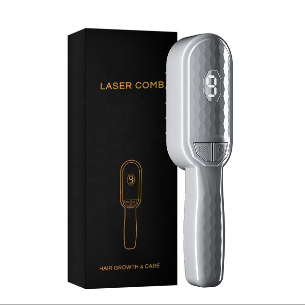 Laser Comb Manufacturer - Wireless 655nm LED with 12 Lamps for Hair Growth Serum Sonic Vibration