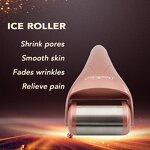 Ice Roller Manufacturer - OEM Cooling Skin Stainless Steel Derma Rolling System for Face Body Feet