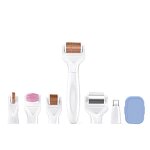 Derma Roller Kit Manufacturer - OstarRoller 7 in 1 with DermaStamp Jade Ice Roller for Face Eye Body