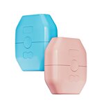 Ice Roller Manufacturer - MINI 2in1 Hand Held Silicone Flat V Shape for Face Neck Skin Soothing
