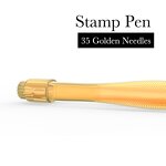 DermaStamp Manufacturer - 35 PINS Gold Needle for Skin Rejuvenation Face Eye Lips Beauty