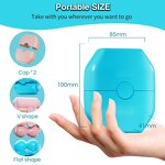 Ice Roller Manufacturer - MINI 2in1 Hand Held Silicone Flat V Shape for Face Neck Skin Soothing