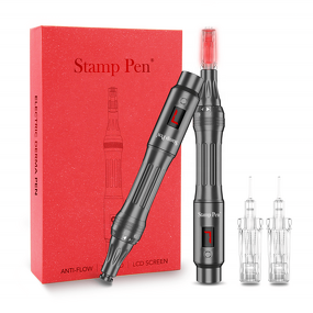 Microneedling Derma Pen Manufacturer - OEM LED Anti-Back Flow Electric Titanium for Wrinkle Removal US