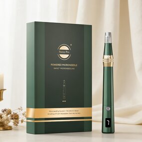 Microneedle Derma Pen Manufacturer - Home MTS Powered Adjustable NANO Needle Length for Acne Lip Face