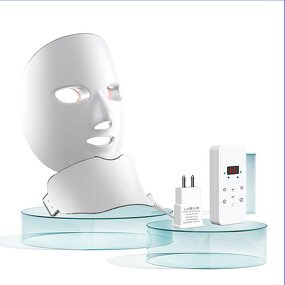 LED Light Therapy Mask Manufacturer - Professional Handheld Wireless 7 Colors for Face Neck Acne Wrinkle