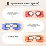 Silicone LED Therapy Mask - 8 Color Infrared Body Face Muscle Pain Relief Tool