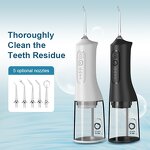 Cordless Water Flosser - IPX7 Waterproof 5 Nozzles Dental Teeth Cleaning Tool