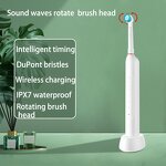 Sonic Electric Toothbrush - 360 Round Head Rotate Vibration Teeth Whitening Tool