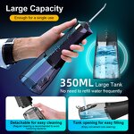 Portable Water Flosser - 350ML USB Powered Household Outdoor Teeth Cleaner