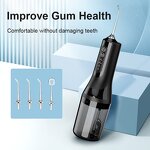 Electric Water Flosser - IPX7 Waterproof USB Rechargeable Plastic Oral Irrigator