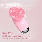 Electric Facial Cleansing Brush - IPX7 Waterproof Makeup Remover Sonic Beauty Tool