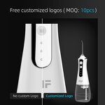 USB Water Flosser - 300ML IPX6 Waterproof 3 Modes Cordless Teeth Cleaner