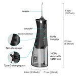 Portable Water Flosser - 350ML USB Powered Household Outdoor Teeth Cleaner