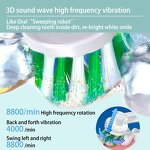 Sonic Electric Toothbrush - 360 Round Head Rotate Vibration Teeth Whitening Tool