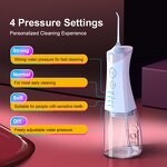 Cordless Water Flosser - OEM/ODM 350ML 4 Modes USB Outdoor Oral Irrigator