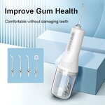 Electric Water Flosser - 240ml IPX7 Waterproof Professional Hotel Oral Irrigator