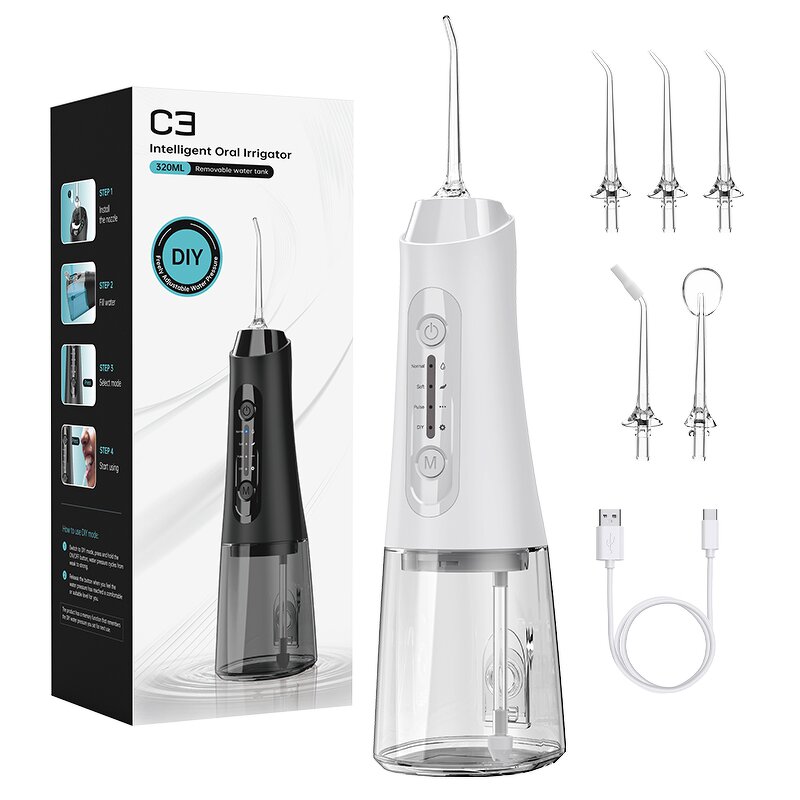 Cordless Water Flosser - OEM/ODM New 4 Modes USB Powered Oral Irrigator