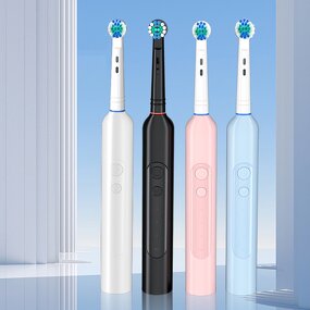 Slim Sonic Toothbrush - Rechargeable 8800 Rotate Vibration Battery Operated Tool