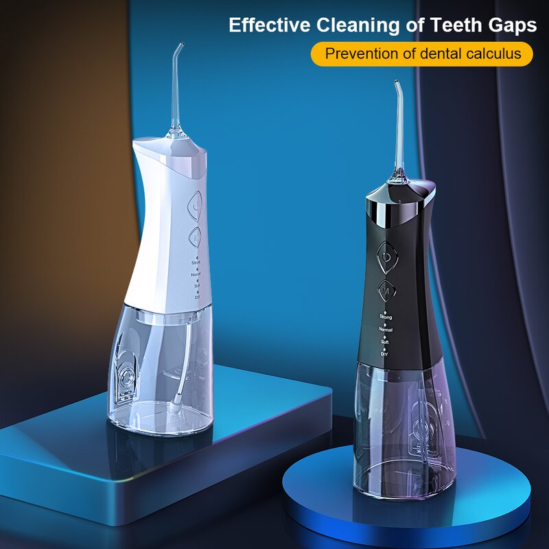 Cordless Water Flosser - OEM/ODM 350ML 4 Modes USB Outdoor Oral Irrigator