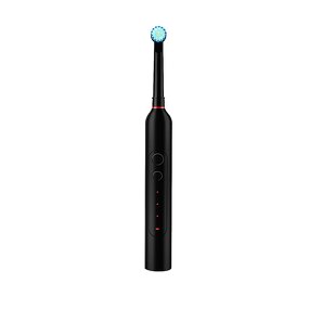 Rotary Electric Toothbrush - 360 Round Head IPX7 Timer Soft Bristle Whitening Tool