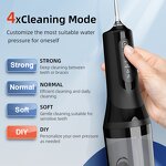 Electric Water Flosser - IPX7 Waterproof USB Rechargeable Plastic Oral Irrigator