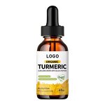 Turmeric Curcumin Drops - Organic Black Pepper Antioxidant Oral Liquid Adults